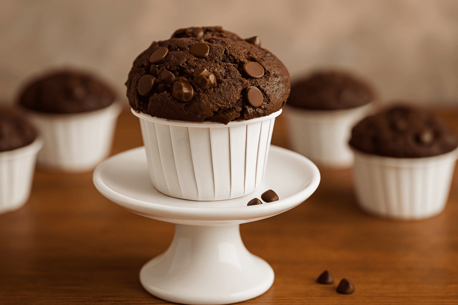 Damla Çikolatalı Cupcake Tarifi