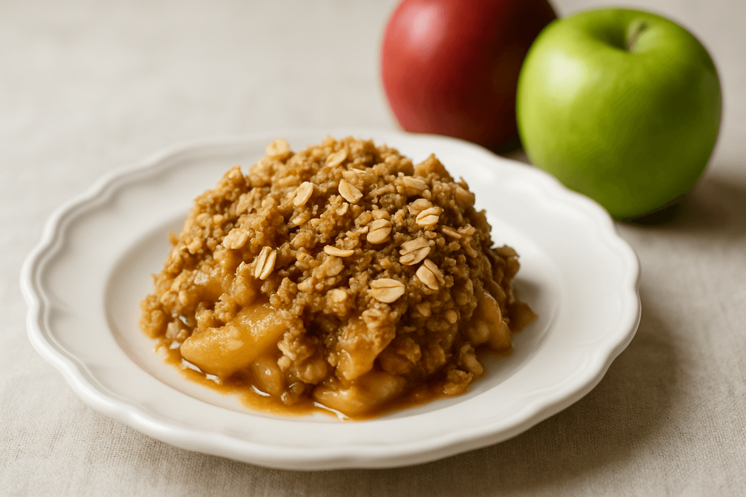 Ev Usulü Elmalı Crumble (Apple Crisp) Tarifi